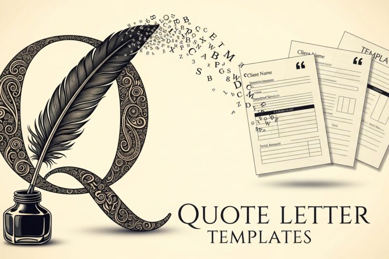 12+ Free Quote Letter Templates