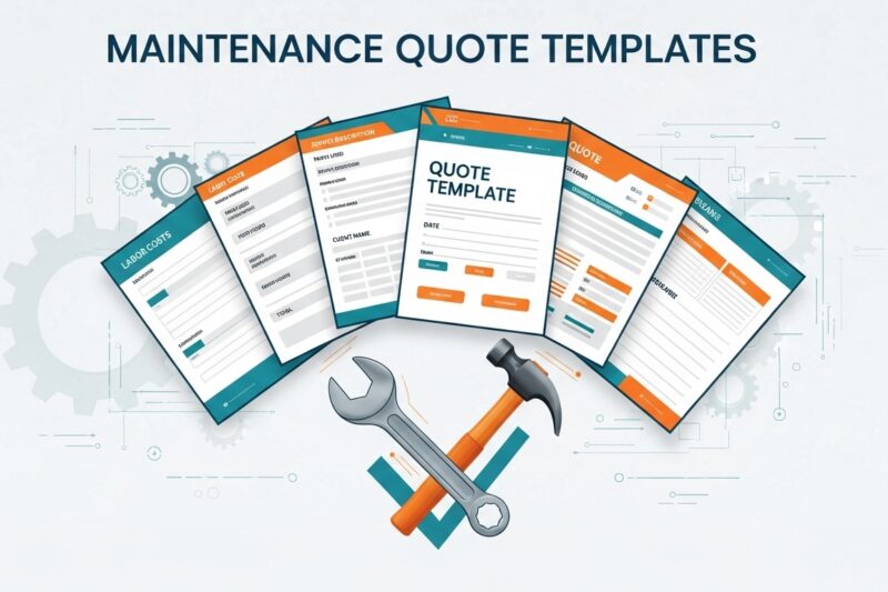 Maintenance Quote Template